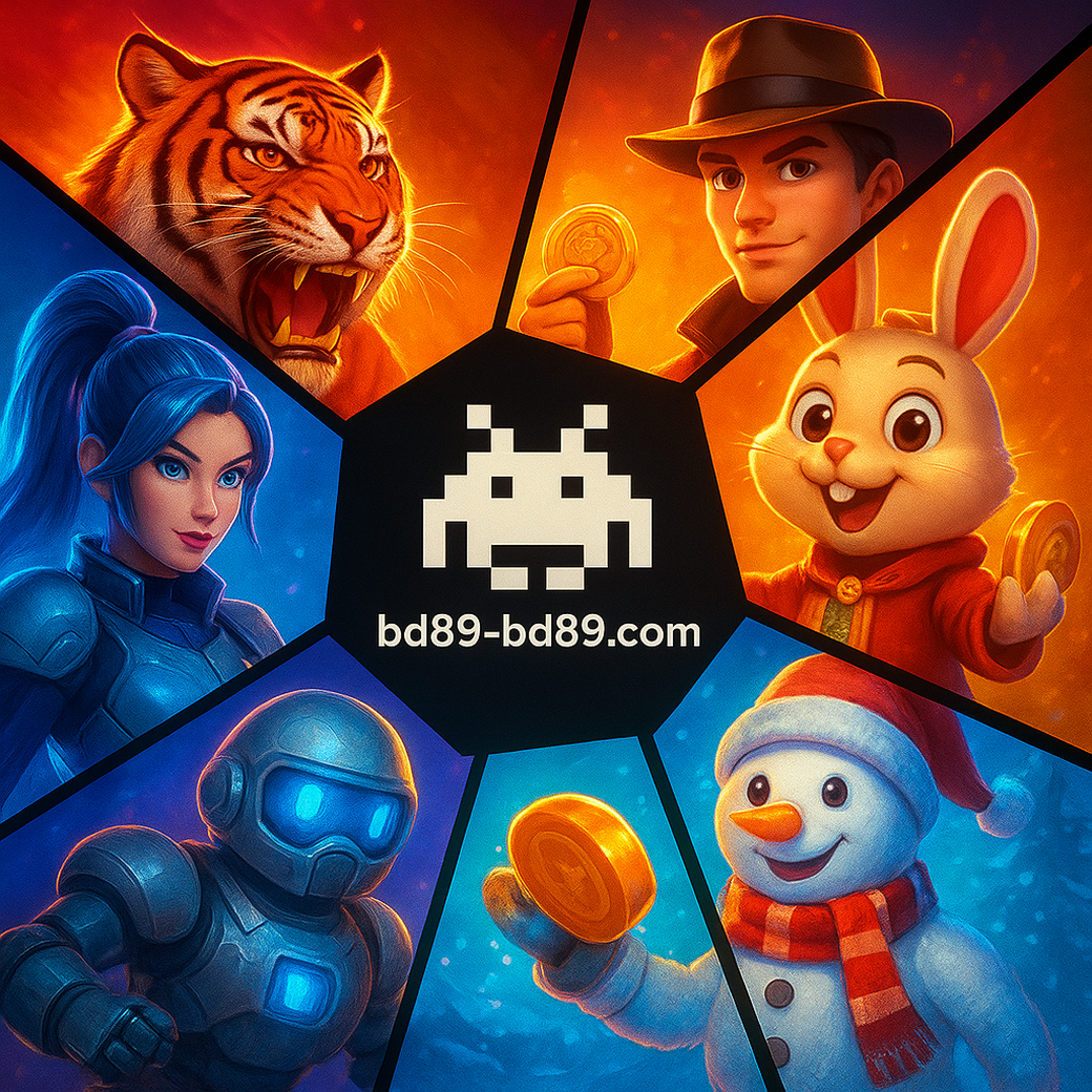 bd89 প্ল্যাটফর্মে বিভিন্ন গেম বিভাগের প্রদর্শিত ছবিগুলো